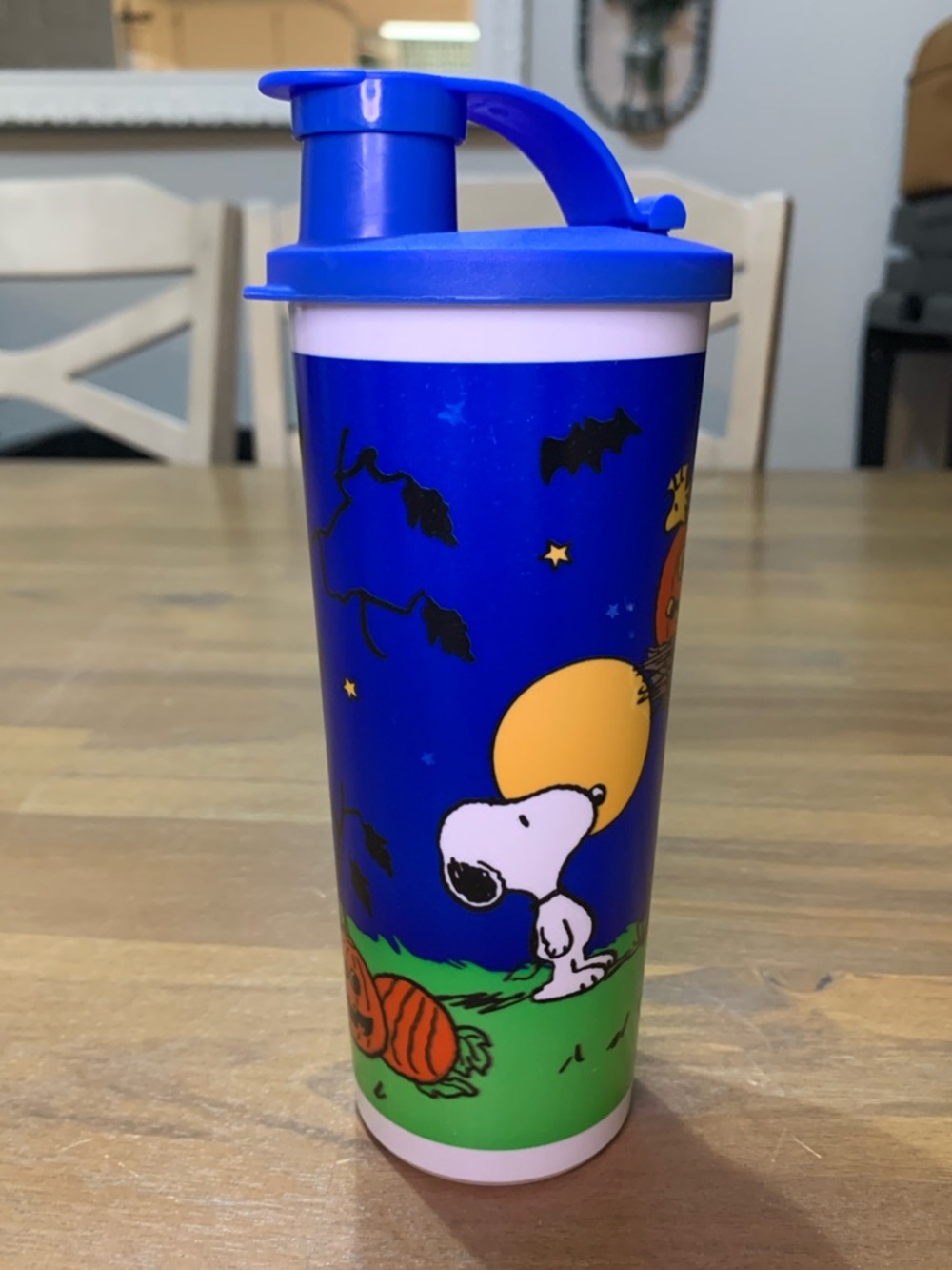 Vintage Tupperware Snoopy Tumbler
